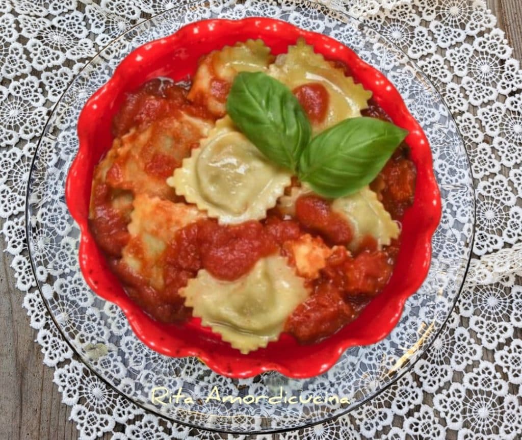 Ravioli with Eggplant and Sicilian Ricotta