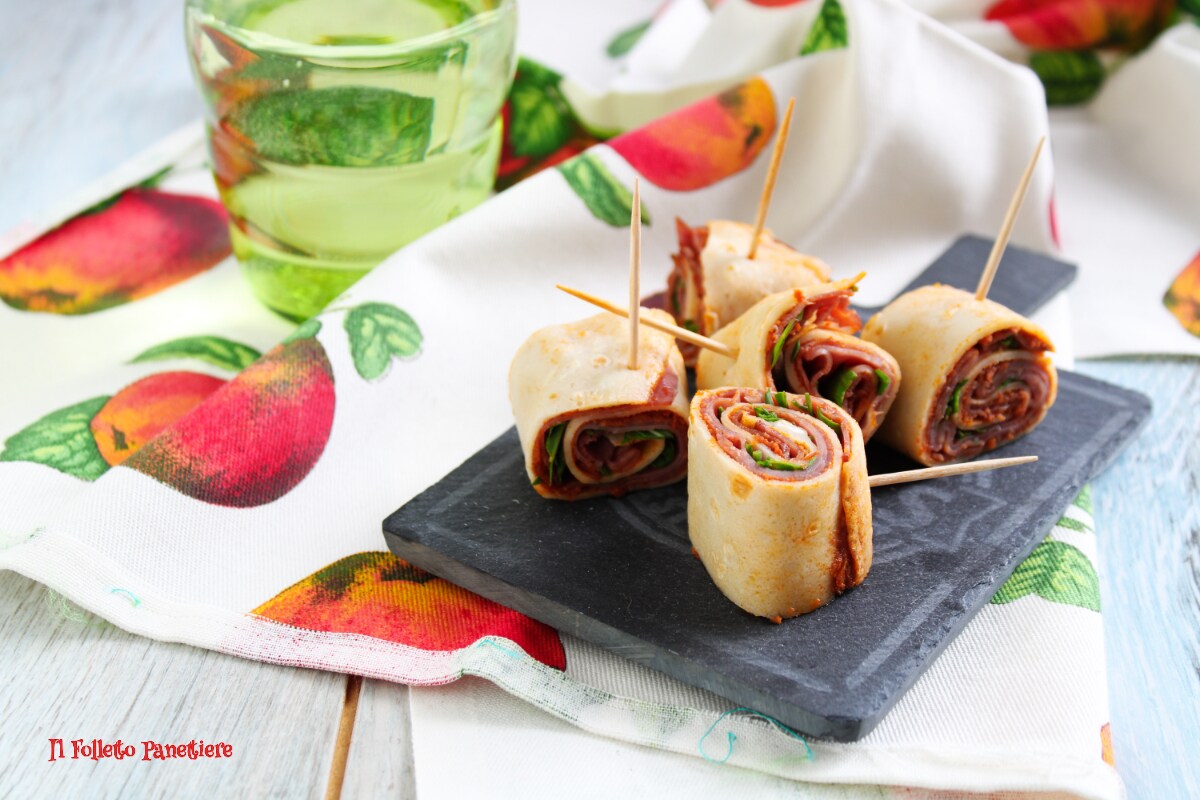 Smoked Beef Crepe Rolls