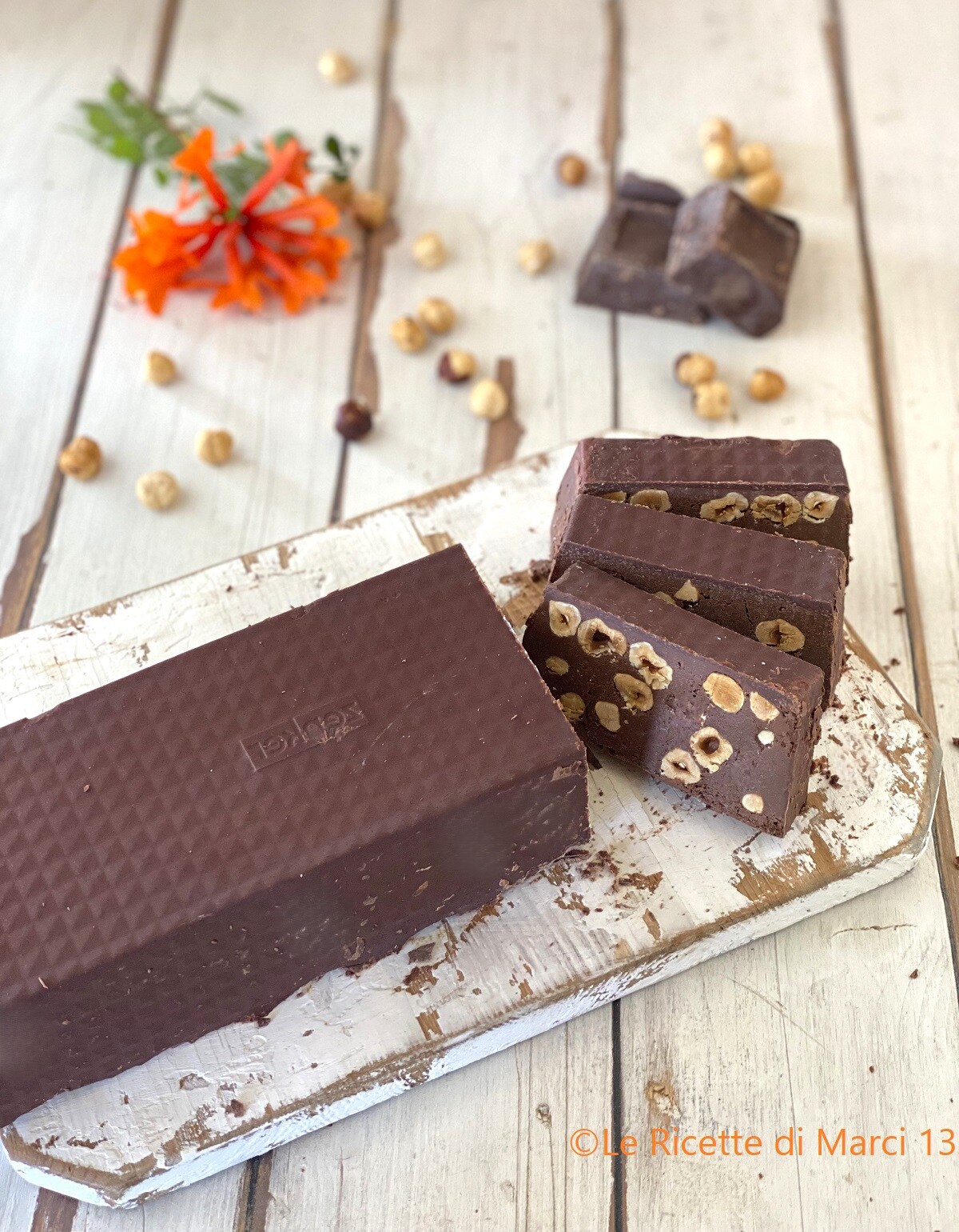 Soft Neapolitan Nougat with Nutella. Must-try Recipe