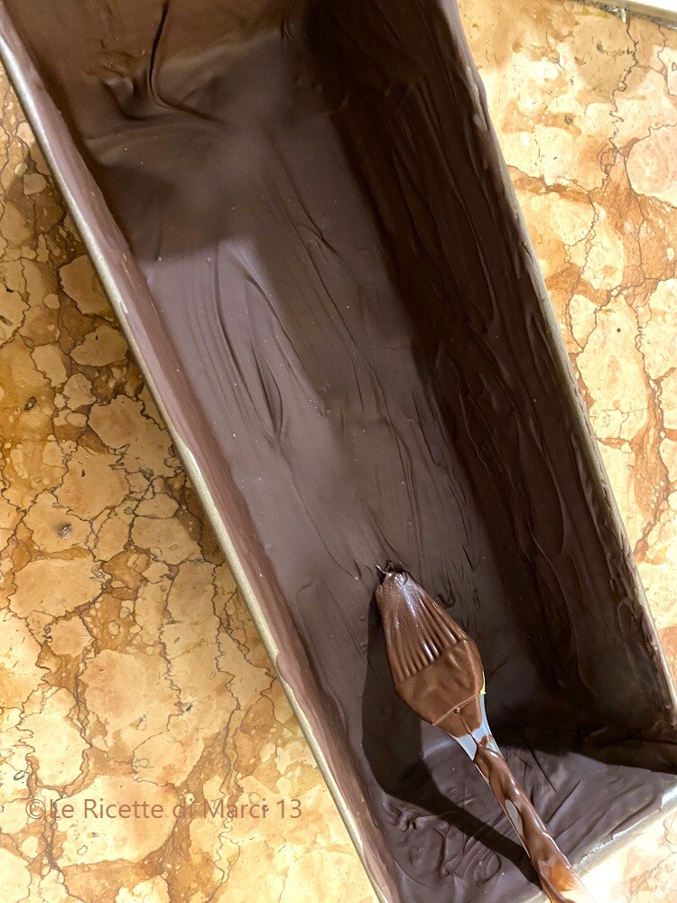 Soft Neapolitan Nougat with Nutella mold