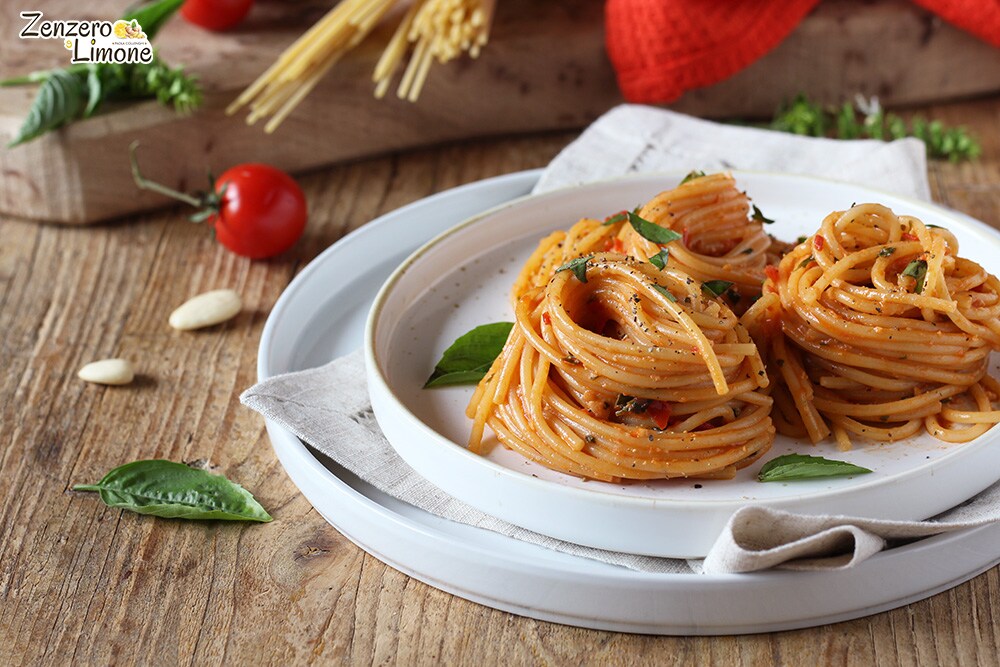 Spaghetti with Cherry Tomato Cream