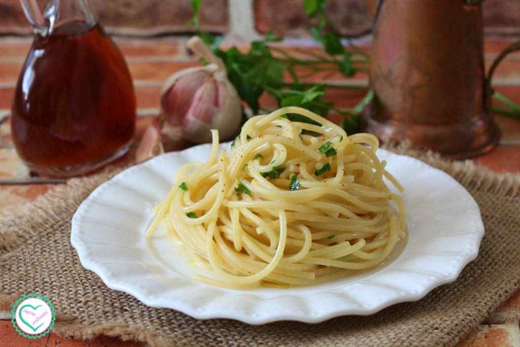Spaghetti with Anchovy Drizzle