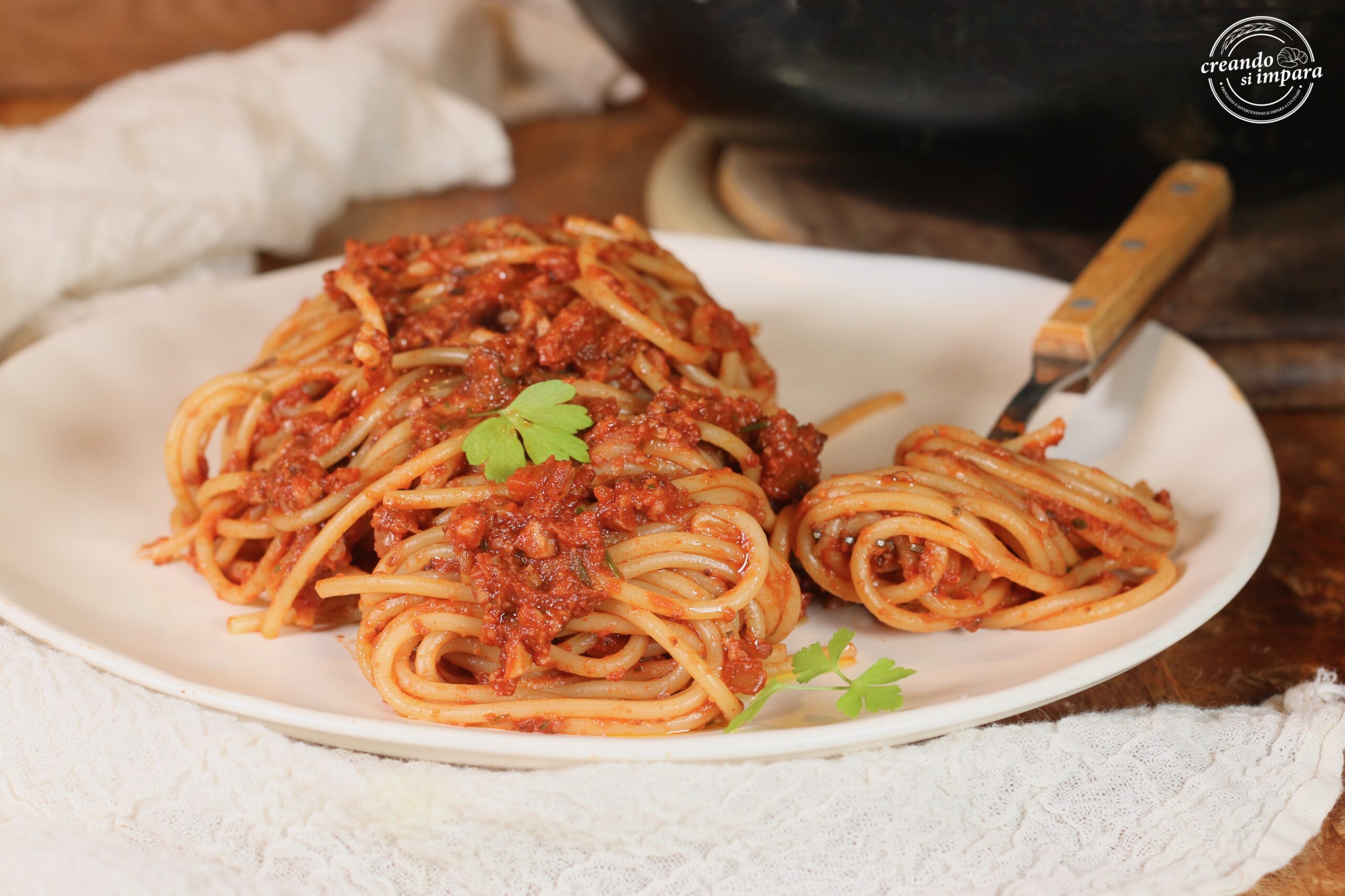 Spaghetti with Cauliflower Ragù