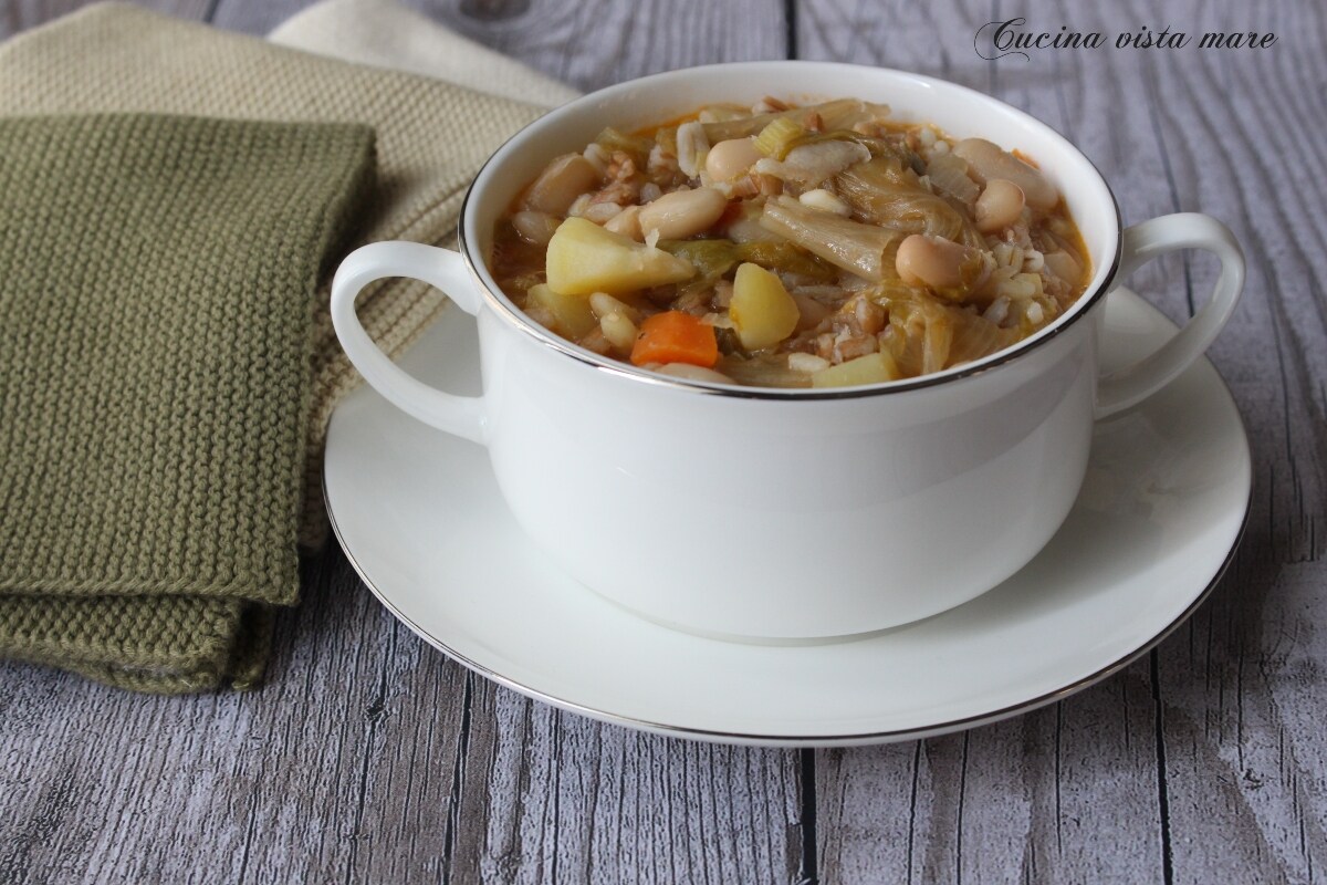 Spelt Soup with Beans