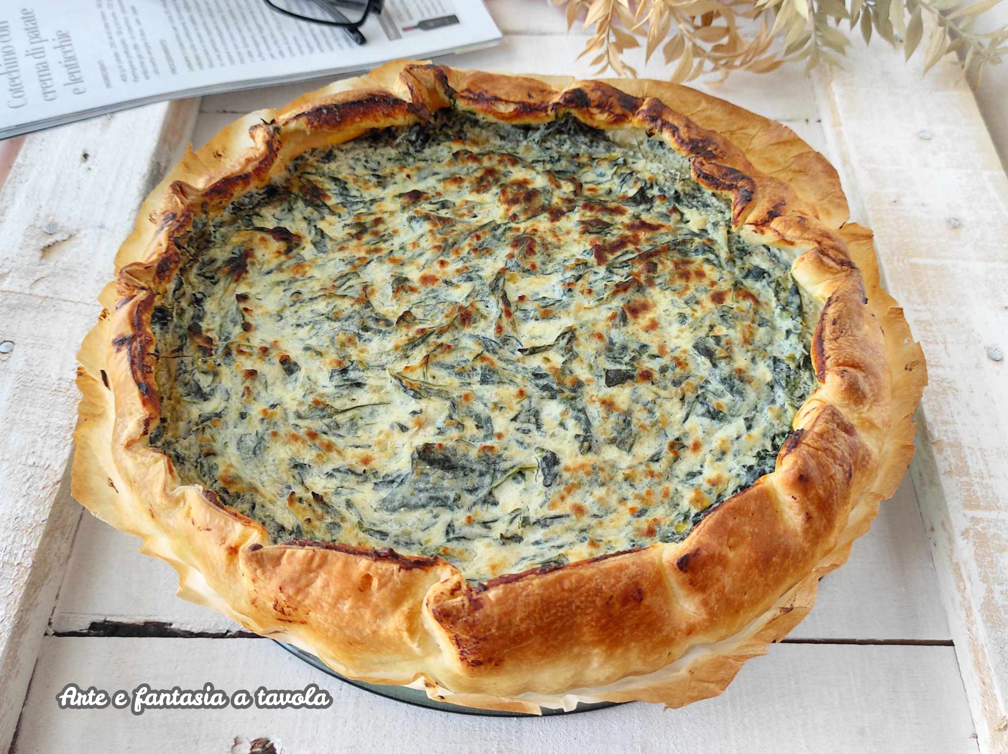 Spinach and Ricotta Savory Pie