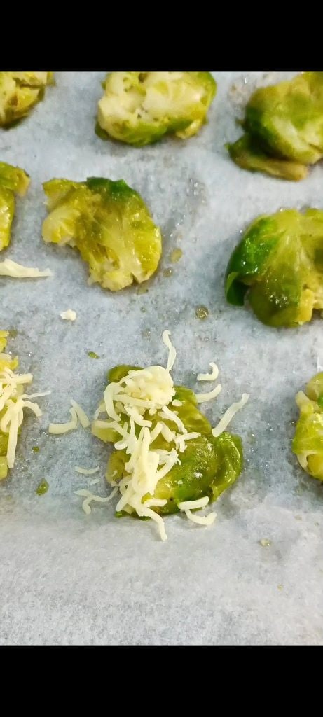 Sprinkle with grated cheese