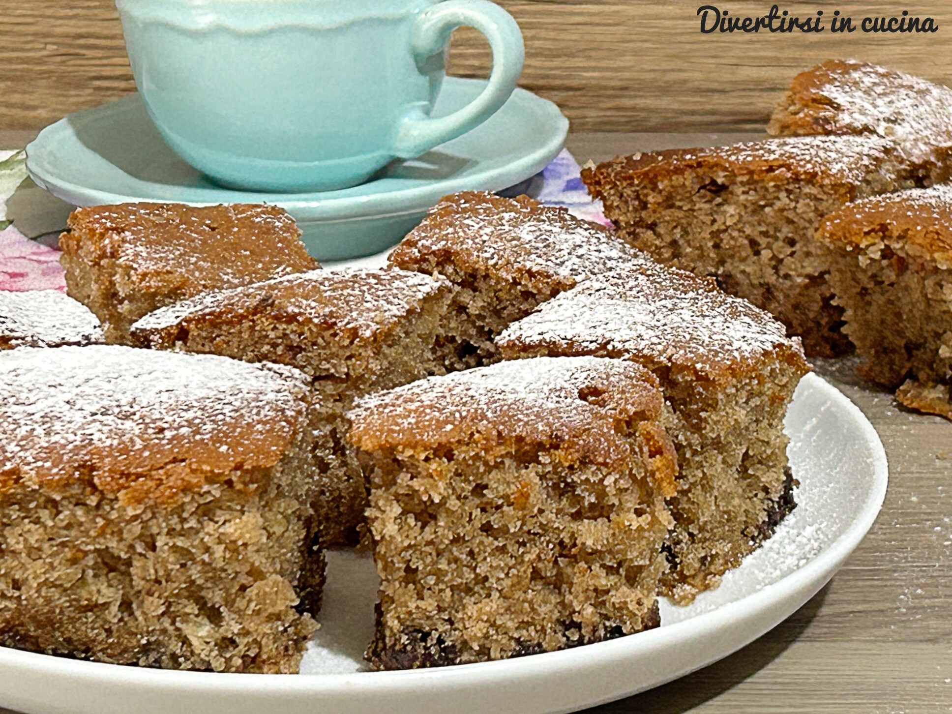 Squares with Whipped Cream