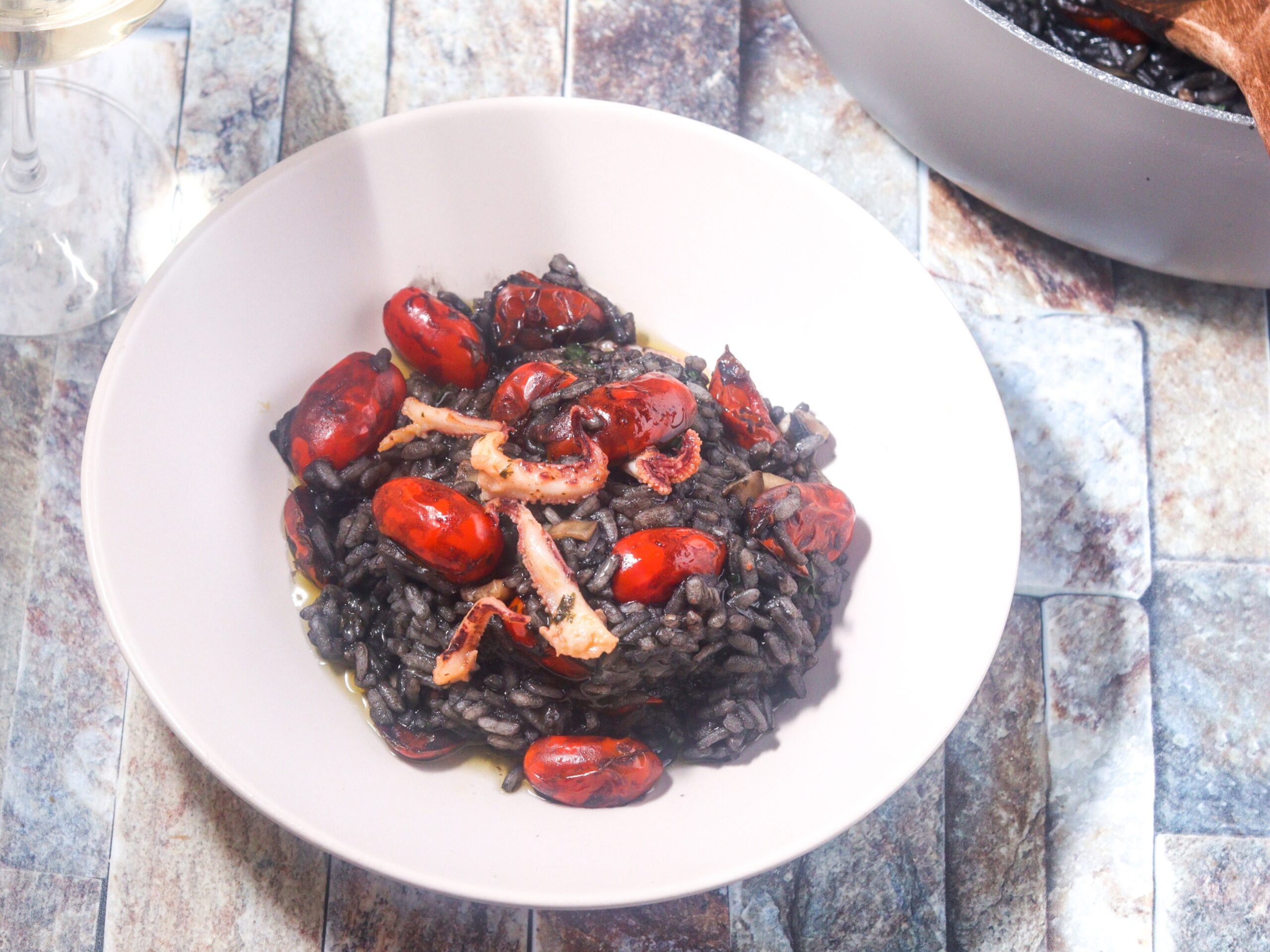 Squid Ink Risotto