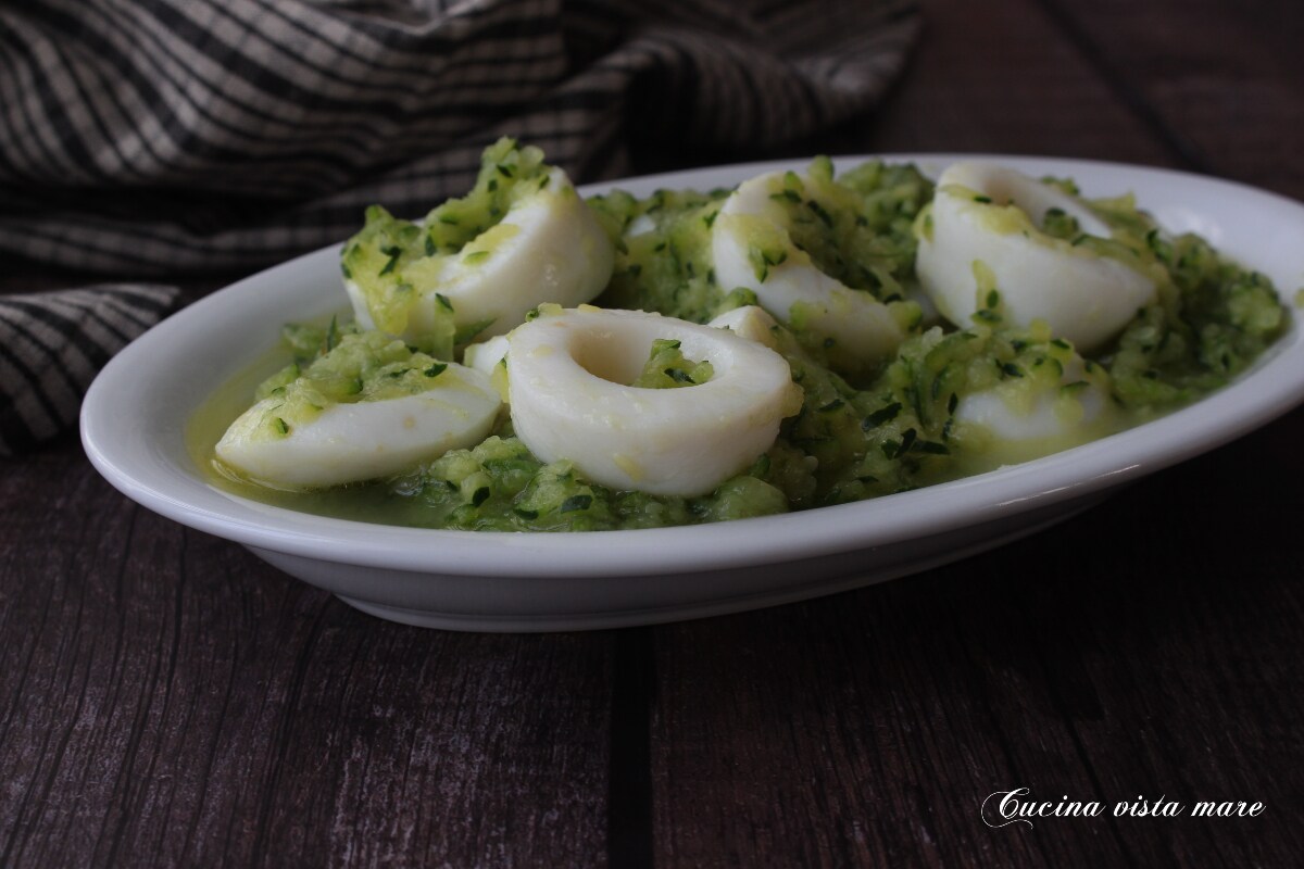 Squid Rings with Zucchini