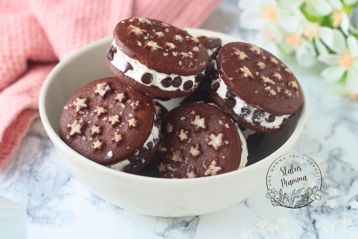 Star Cookie Ice Cream Sandwich: Easy and Delicious, with or without Thermomix