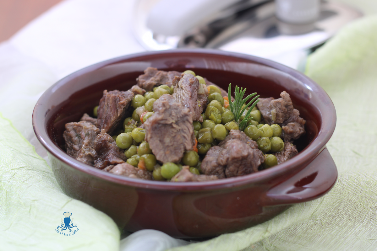 Stew with Peas in a Pressure Cooker