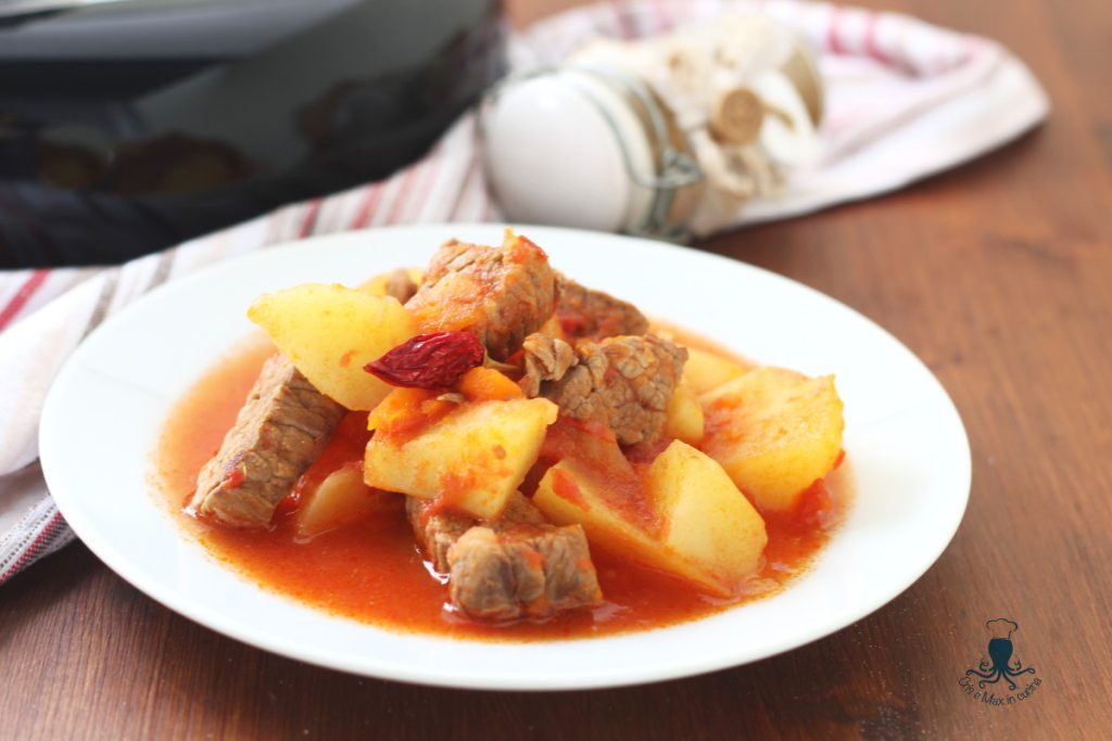 Stew with Cumin in the Multicooker