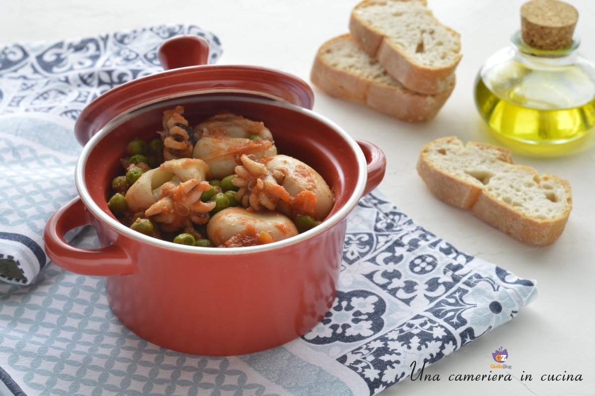 Stewed Cuttlefish with Peas