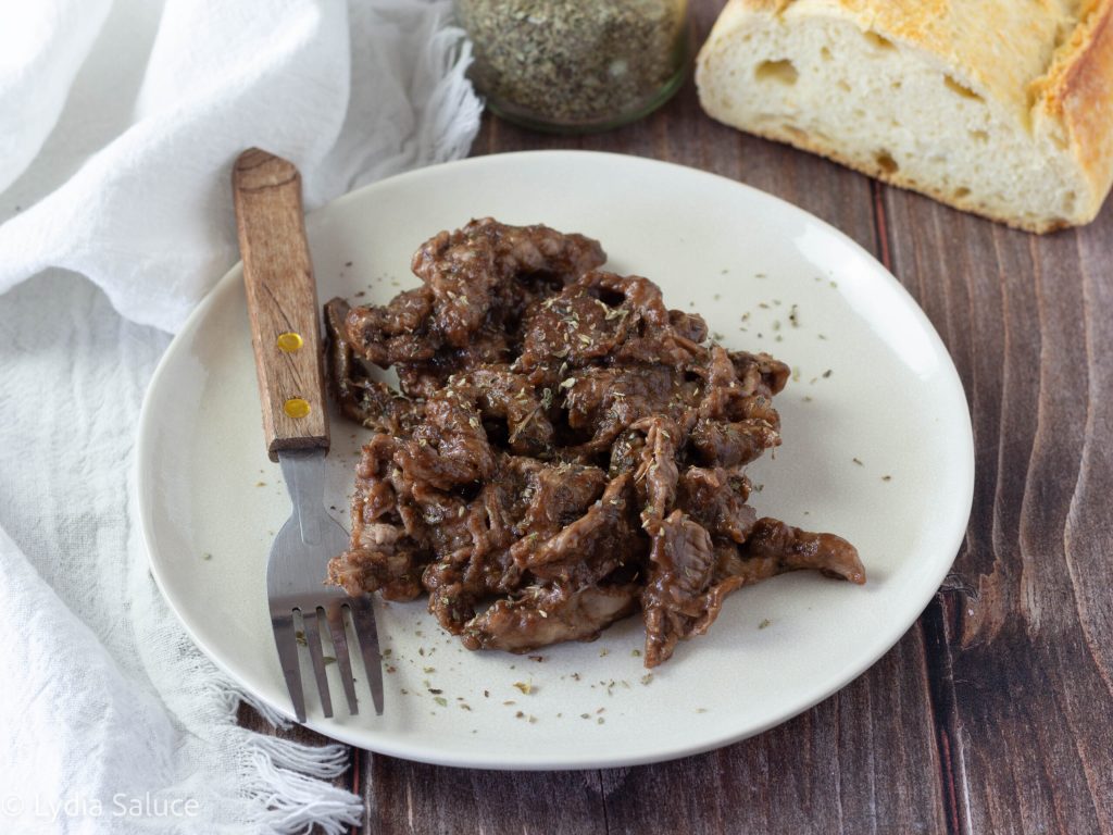 balsamic vinegar beef strips