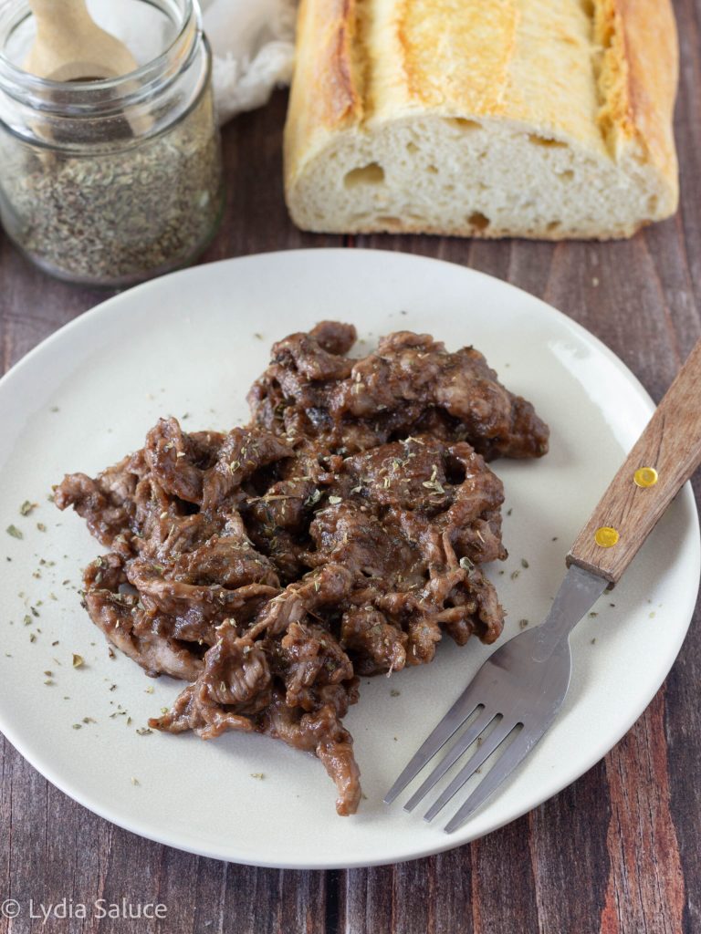 balsamic vinegar beef strips