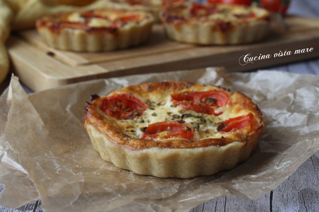 Stracchino and Cherry Tomato Tartlets Sea View Kitchen