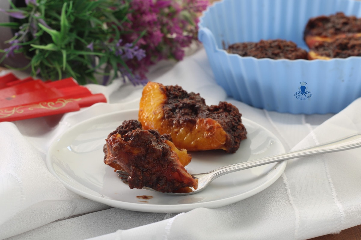 Stuffed Peaches in Air Fryer