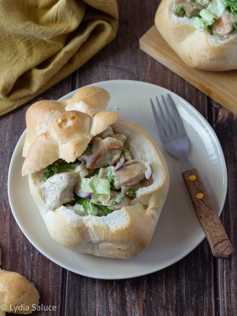 Stuffed Rosette with Big Salad