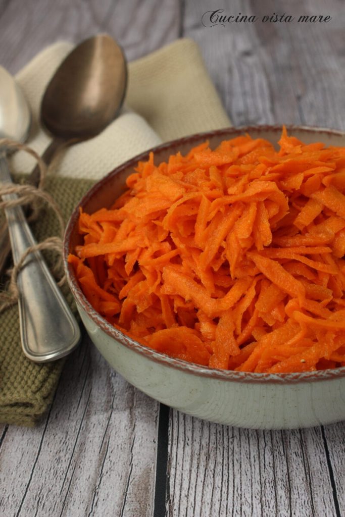 Sweet Carrot Salad Sea View Kitchen