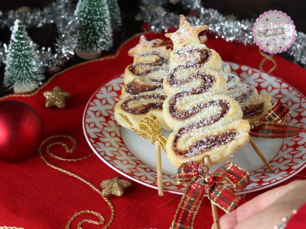 sweet puff pastry trees