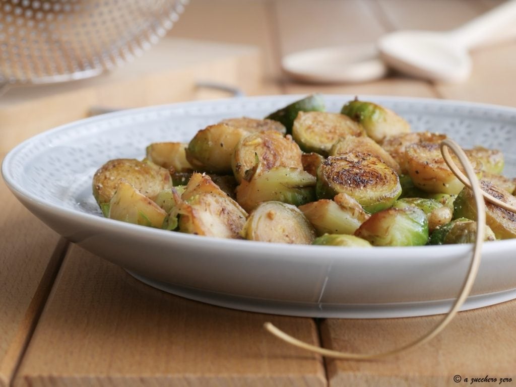Sweet and Sour Brussels Sprouts Light