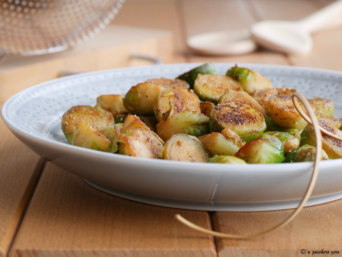Sweet and Sour Brussels Sprouts Light