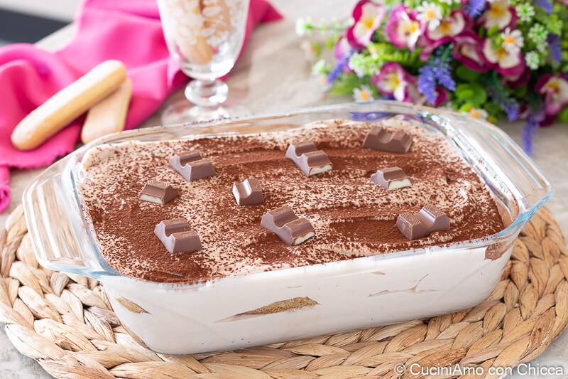Tiramisu with Kinder Bars