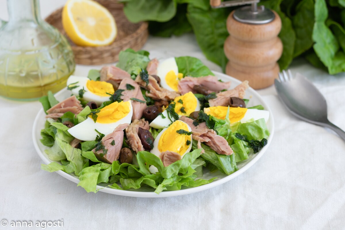 Tuna Salad with Vinaigrette