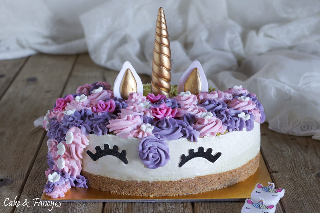 No-Bake Unicorn Cheesecake