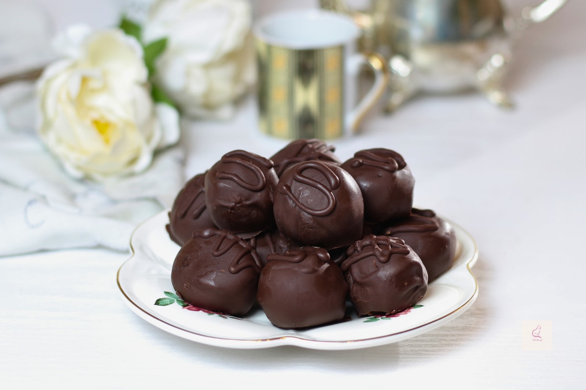 Glazed Sacher Truffles
