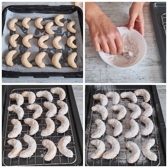 Vanillekipferl, preparation