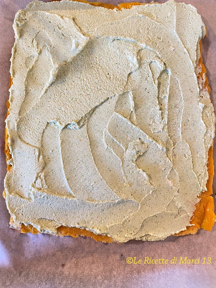 Vegan Chickpea Flour Roll with Tofu and Zucchini
