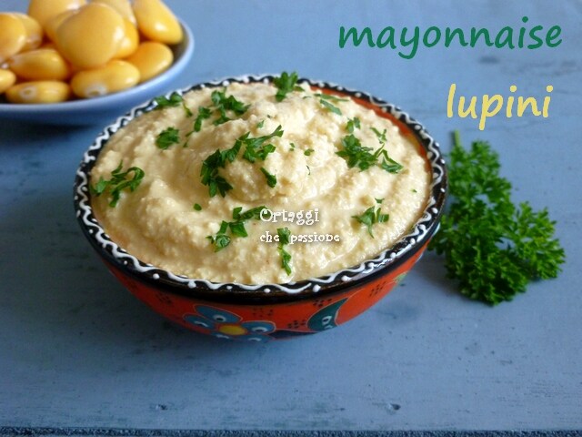 Vegan lupin mayonnaise VEGETABLES with passion by Sara