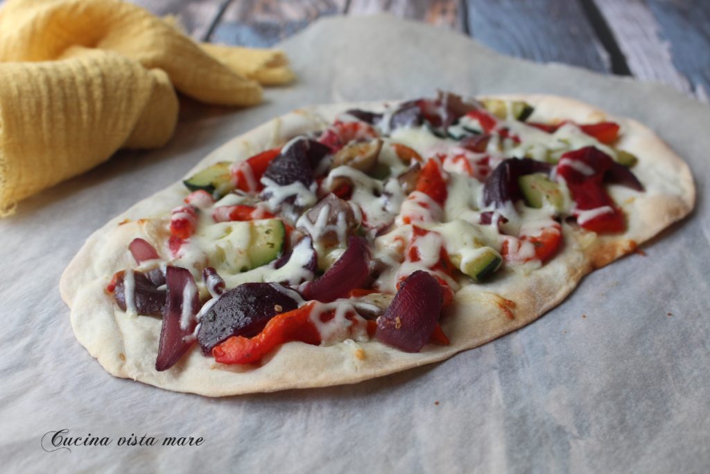 Vegetarian Flatbread Sea View Kitchen