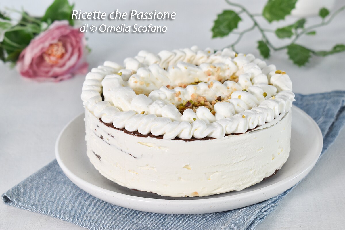 Viennetta-style ice cream cake