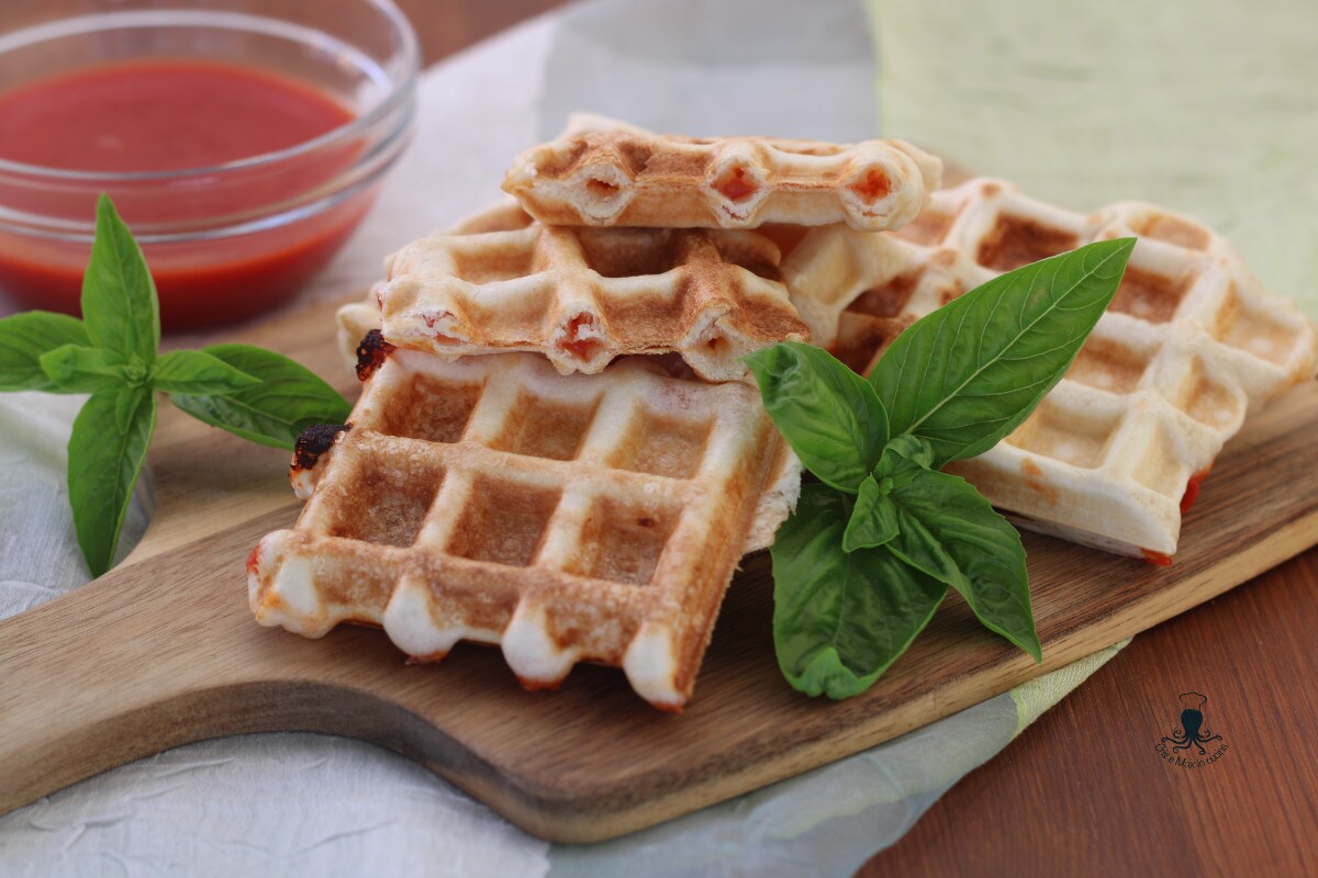 Pizza Waffles, a delicious and easy-to-make recipe.