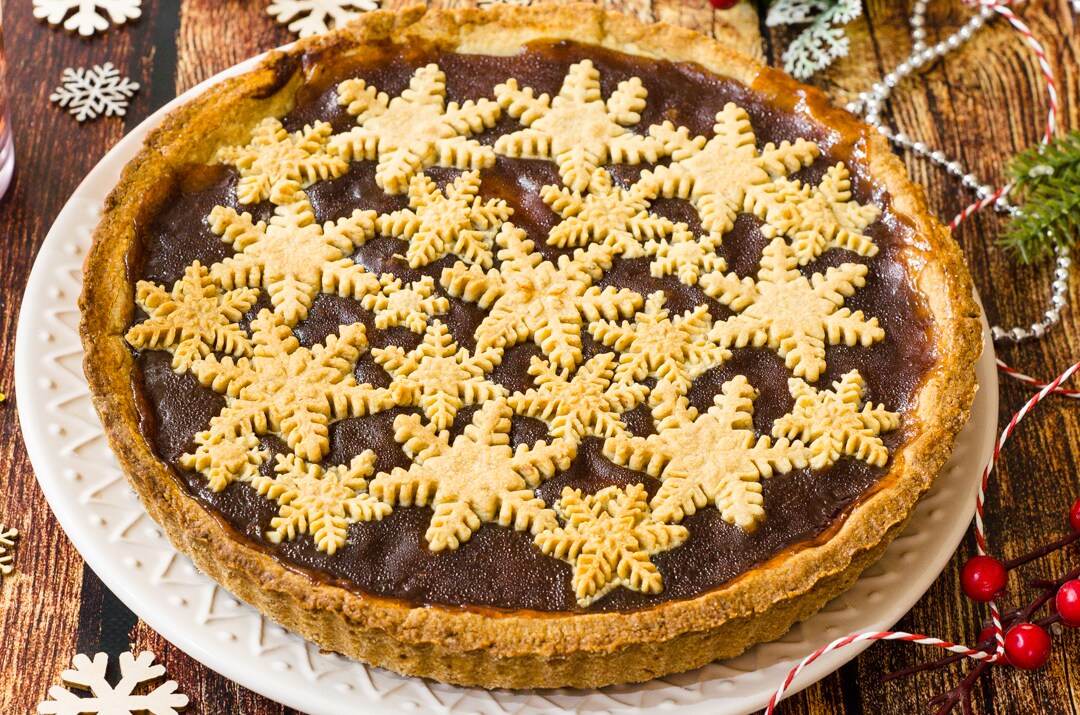 Walnut Shortcrust Tart with Jam, Super Easy and Delicious!