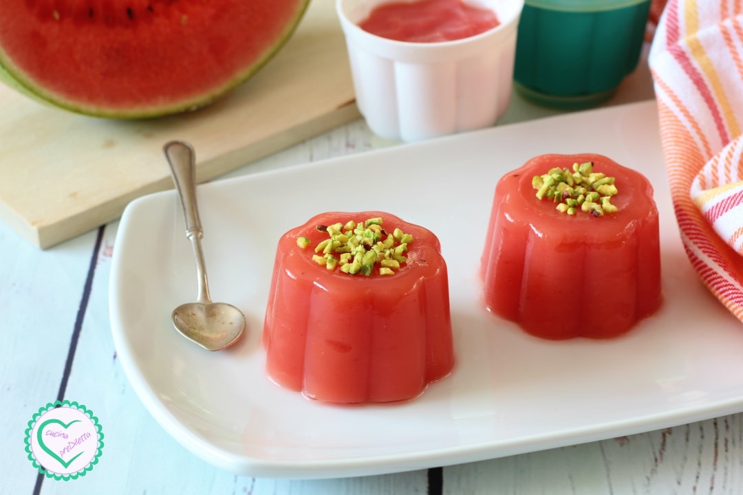 Watermelon Jelly, a typical Sicilian recipe