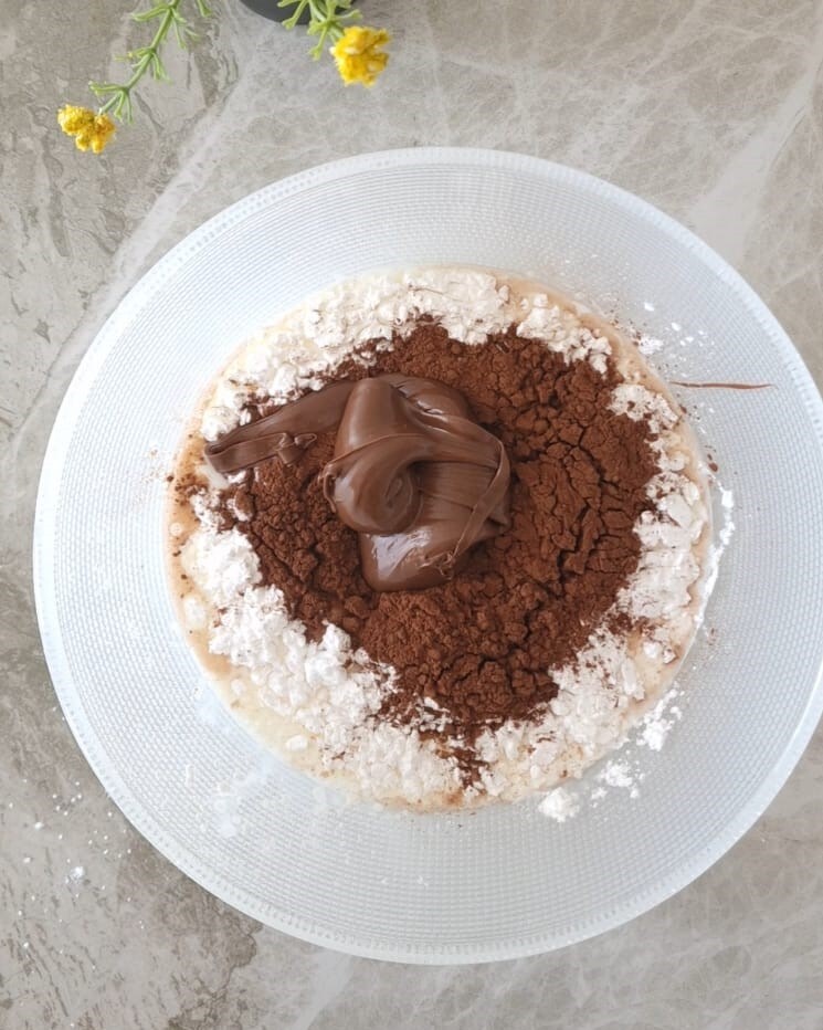 Nutella pudding