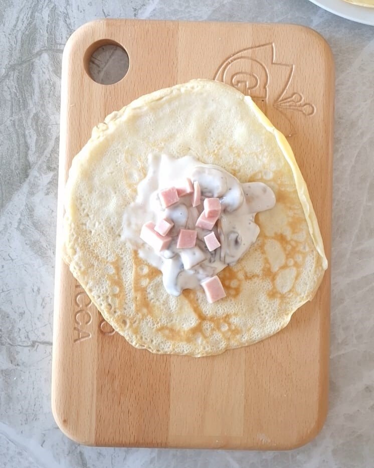 Baked Crepe Bundles
