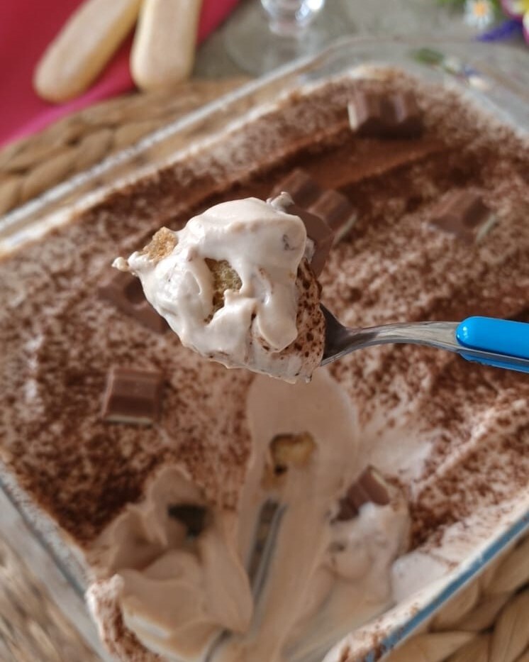 Tiramisu with Kinder Bars