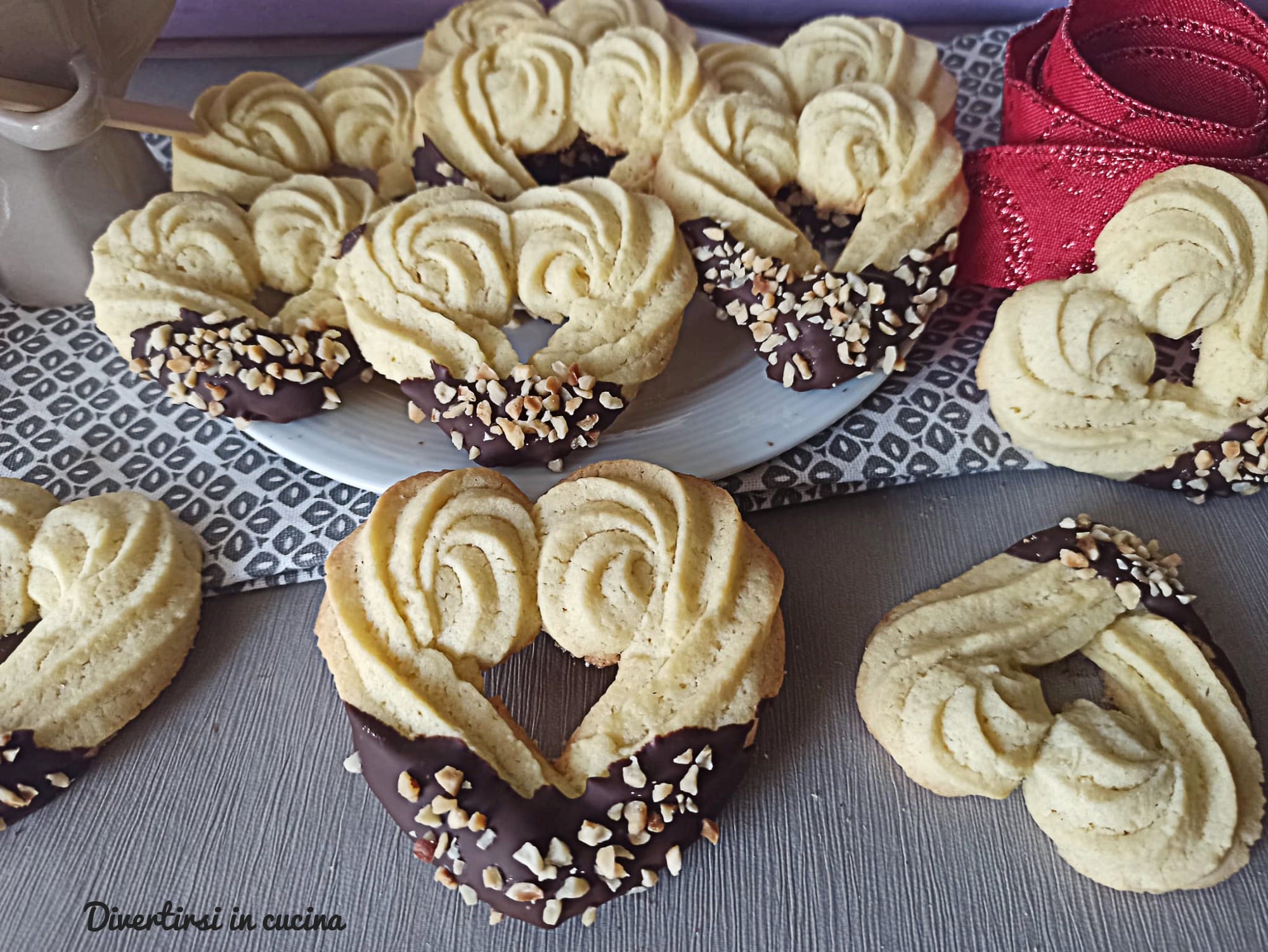 Whipped Shortbread Hearts