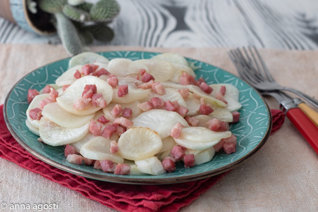 White Turnips Trentino Style
