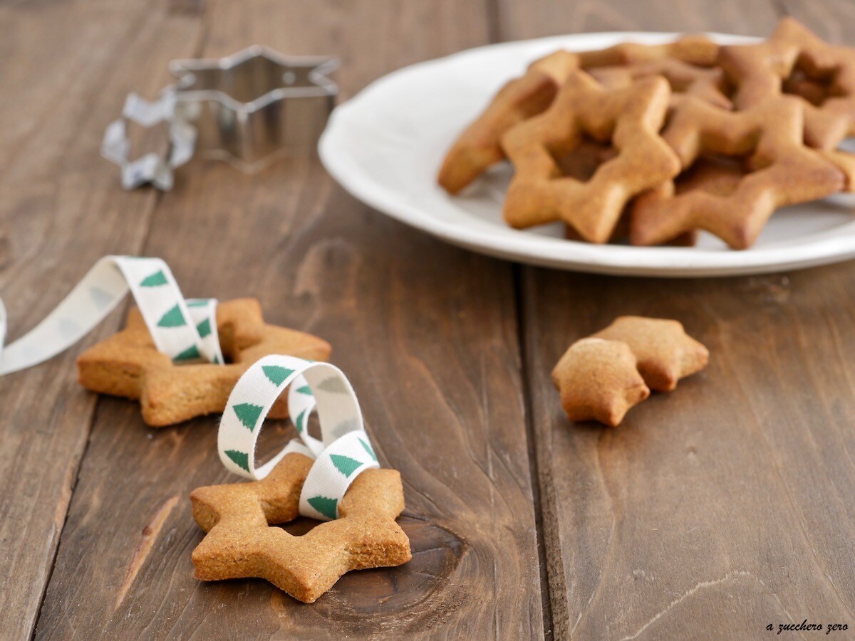 Whole Grain Ginger and Cinnamon Cookies without Butter, Milk, and Eggs
