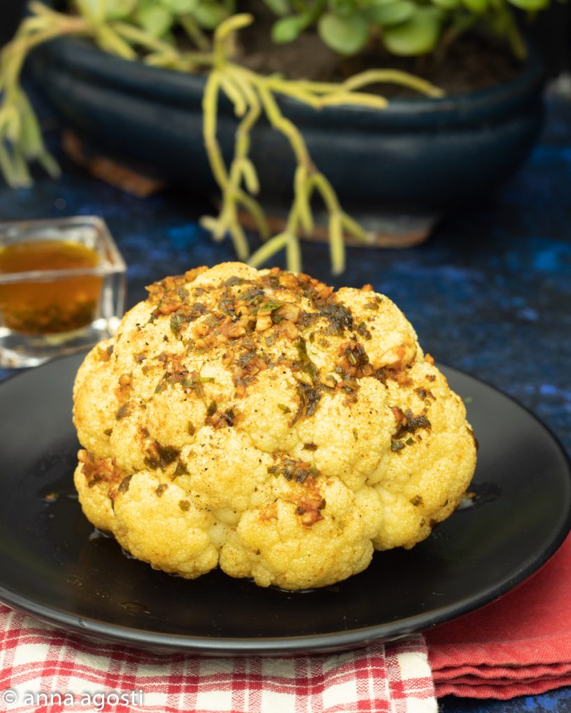Whole Roasted Herb Cauliflower