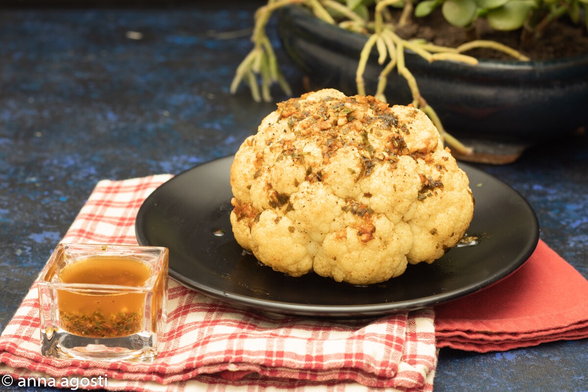 Whole Roasted Herb Cauliflower