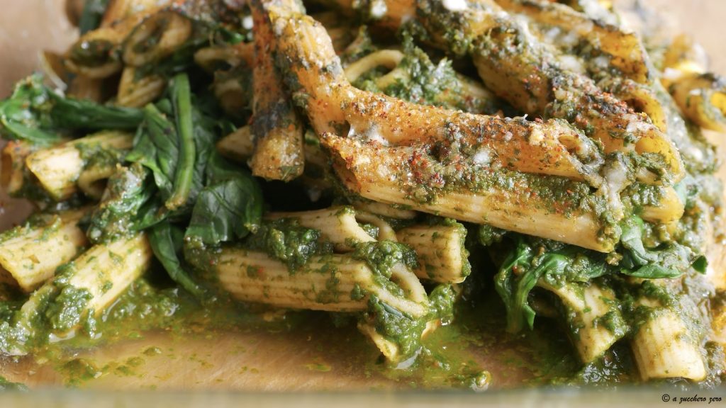 Whole Wheat Pasta Casserole with Spinach