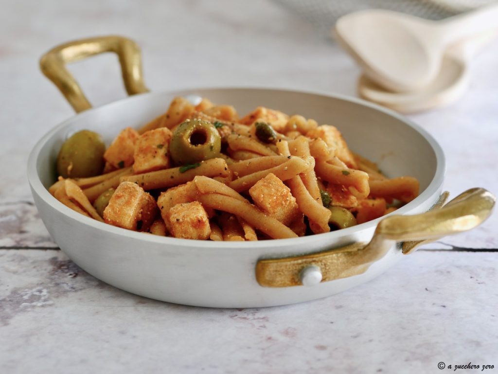 Whole Wheat Pasta with Sicilian Swordfish