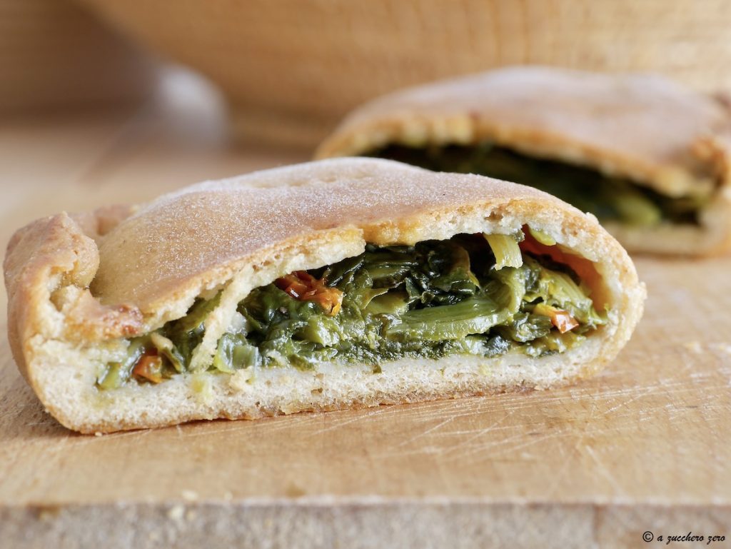 Whole Wheat Ragusan Scacce with Spinach