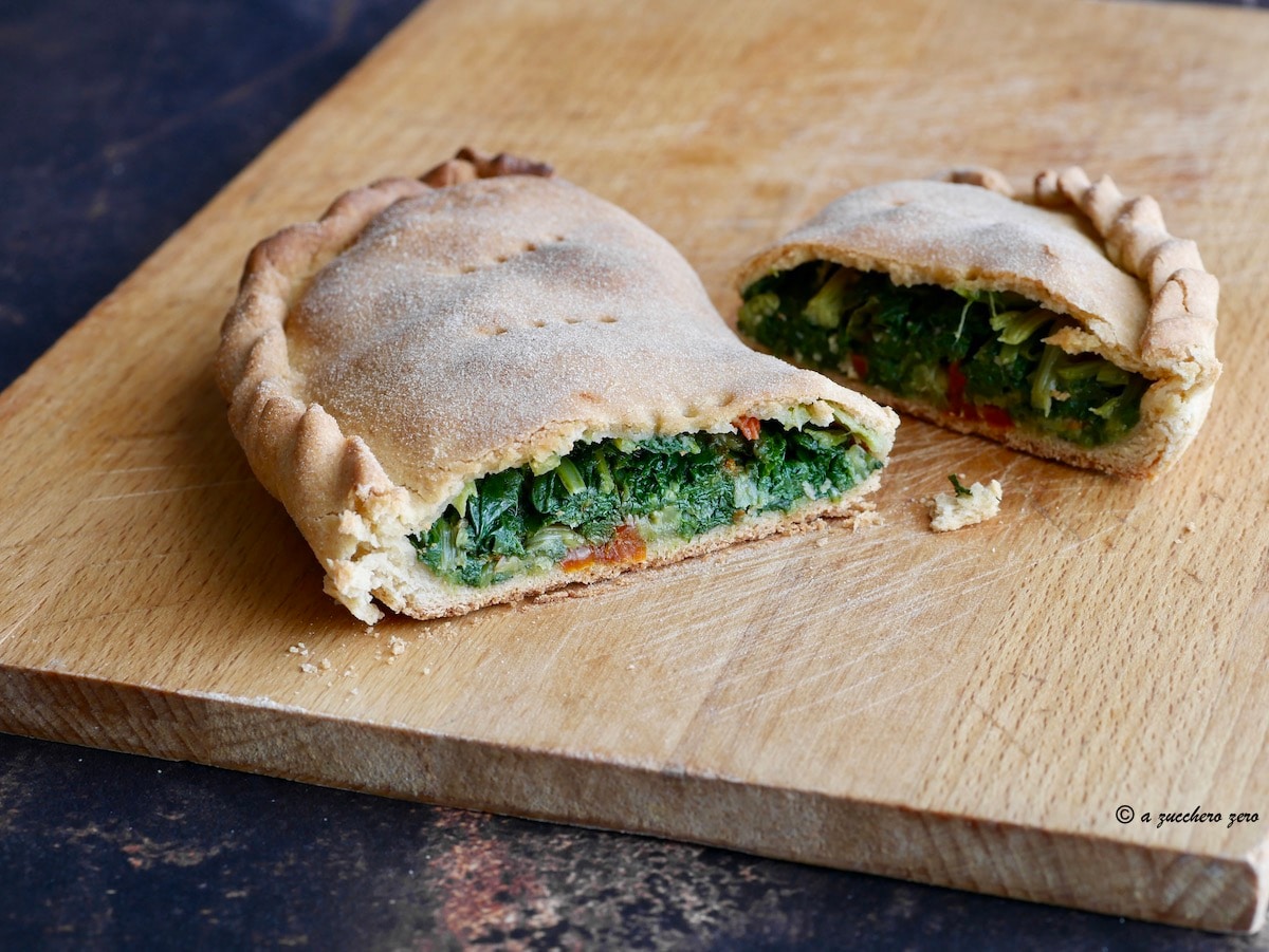 Whole Wheat Ragusan Scacce with Swiss Chard or Wild Beets